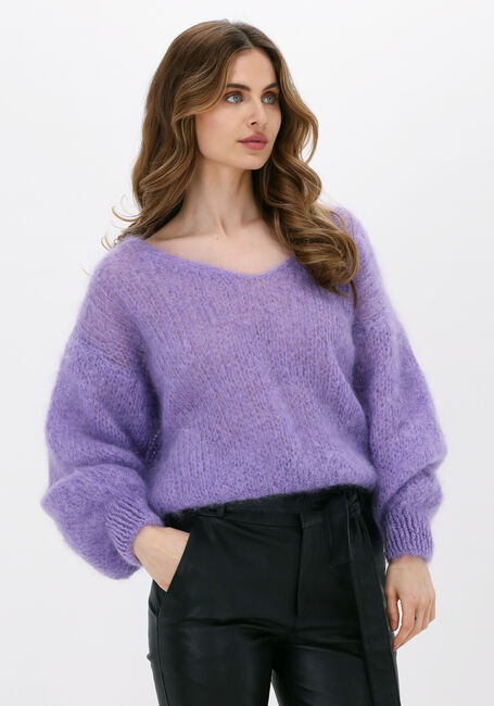 AMERICAN DREAMS Pull MILANA LS MOHAIR KNIT Lilas - large