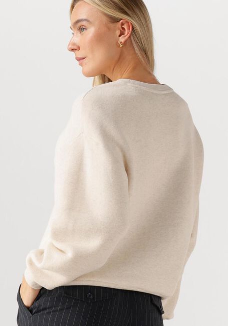 SUMMUM Pull SWEATSHIRT SOFT SWEAT Écru - large
