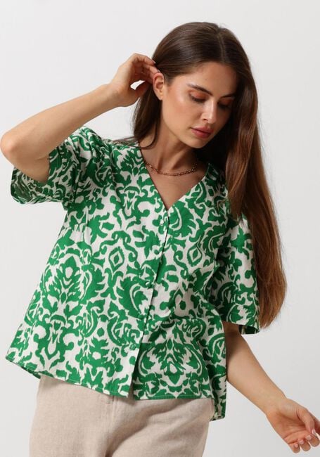 Y.A.S. Haut YASGREENA 2/4 SHIRT en vert - large