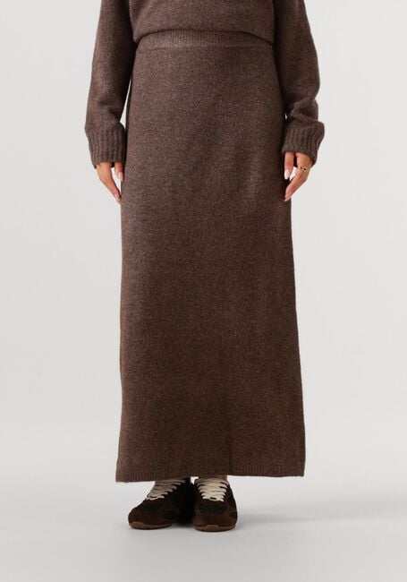 NOTRE-V Jupe maxi NV-GITA en marron - large