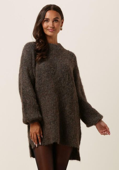 Bruine MOVES Mini jurk OBSTA - large