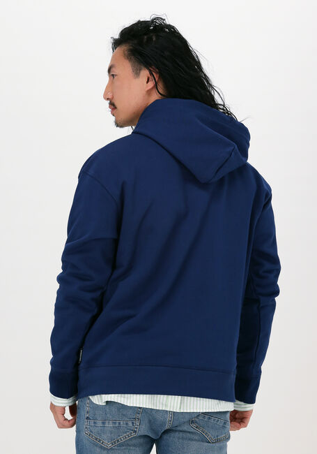 Donkerblauwe SCOTCH & SODA Sweater HOODED SWEATSHIRT IN ORGANIC C - large