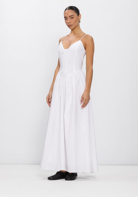 Witte OMODA ATELIER Maxi jurk X MODEROSA - AURORA - large