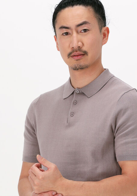 SAINT STEVE Polo CHRIS en taupe - large