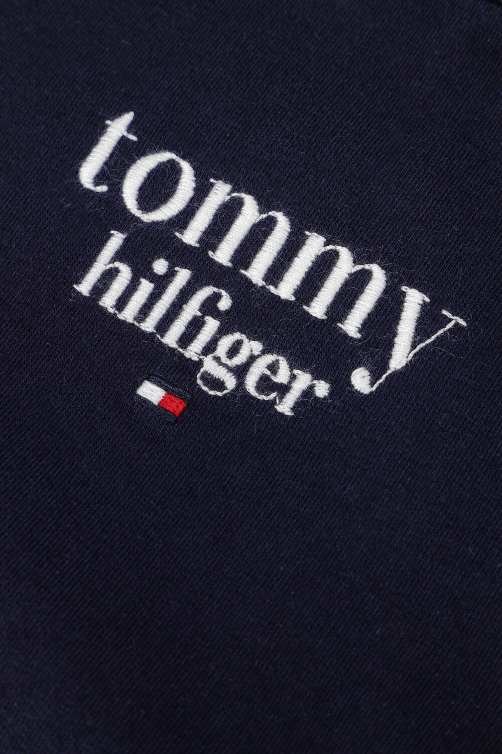 TOMMY HILFIGER Chandail BABY LOGO COLORBLOCK CREWNECK SWEATER Bleu fonc&eacute; - large