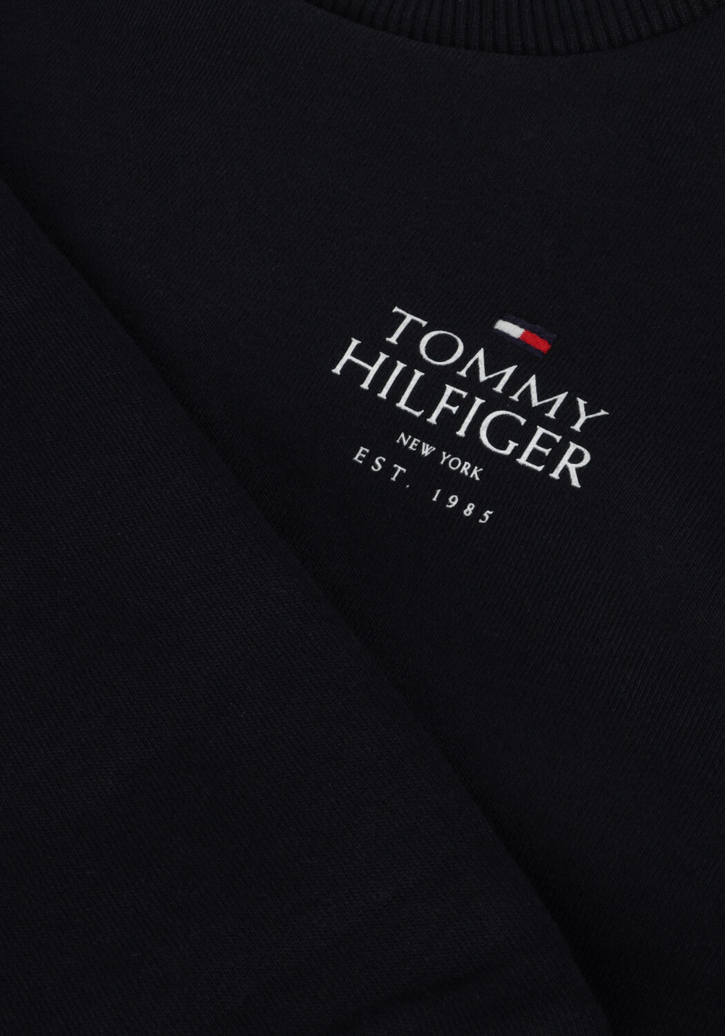Blauwe TOMMY HILFIGER Trui TH LOGO PUFF EMBR REG SWEATSHIRT - large