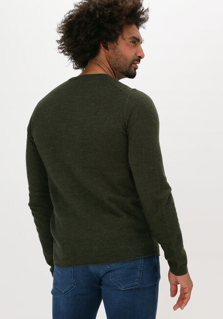 Olijf NATIONAL GEOGRAPHIC Trui KNITTED CREW - large