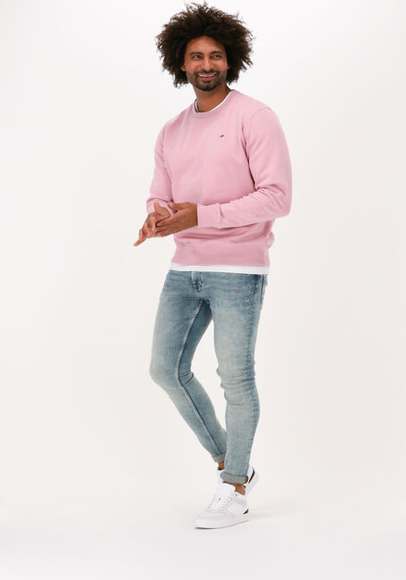 Roze TOMMY JEANS Sweater TJM REGULAR FLEECE C NECK - large