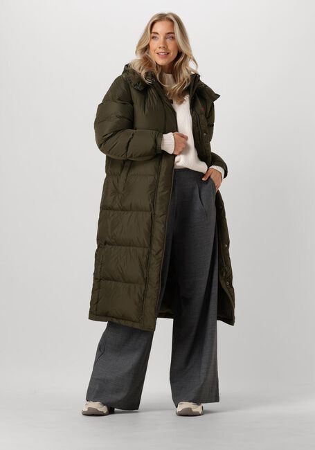 TOMMY JEANS Veste matelassé TJW ALASKA LONG PUFFER en vert - large