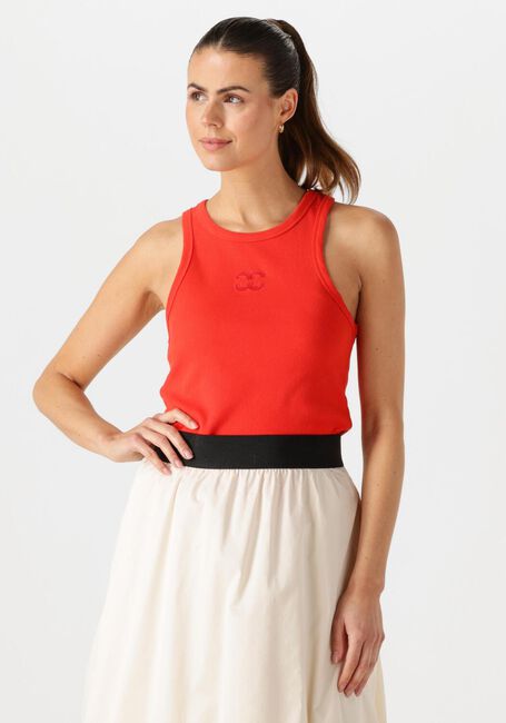 CO'COUTURE Haut SAHARACC EMBROIDERY TANK TOP en rouge - large