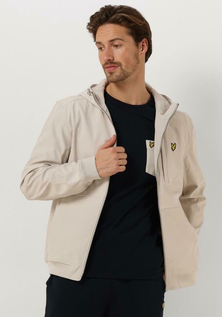 LYLE & SCOTT Jack SOFTSHELL JACKET en beige - large