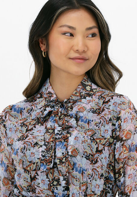 Multi COLOURFUL REBEL Mini jurk KIMI PAISLEY FLORAL MIXED MINI BELTED RUFFLE DRESS - large