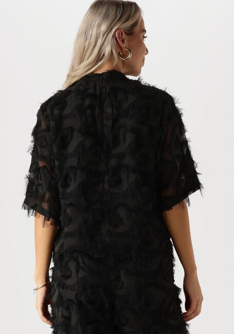 Zwarte MINUS T-shirt MSMAICA HIGH NECK BLOUSE - large