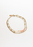 NOTRE-V Bracelets ARMBAND DUBBEL CHAIN en marron - medium
