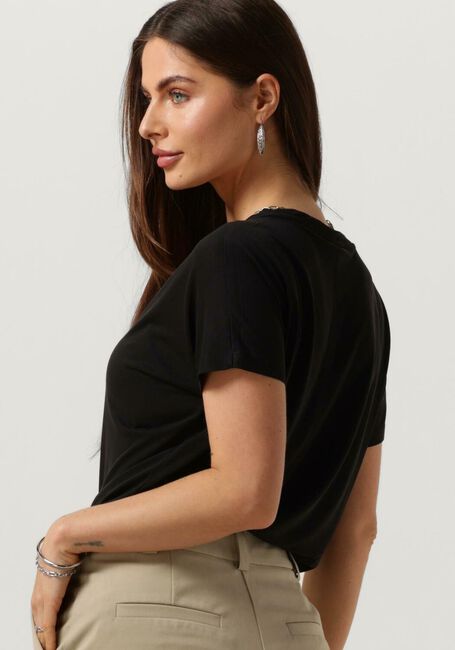 MSCH COPENHAGEN T-shirt MSCHFENYA MODAL V NECK TEE en noir - large