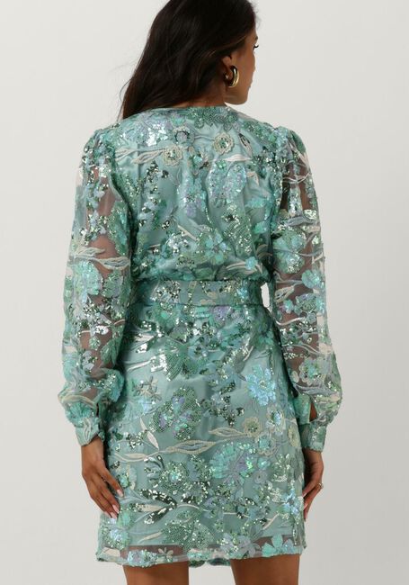 FREEBIRD Mini robe DIEKE en vert - large