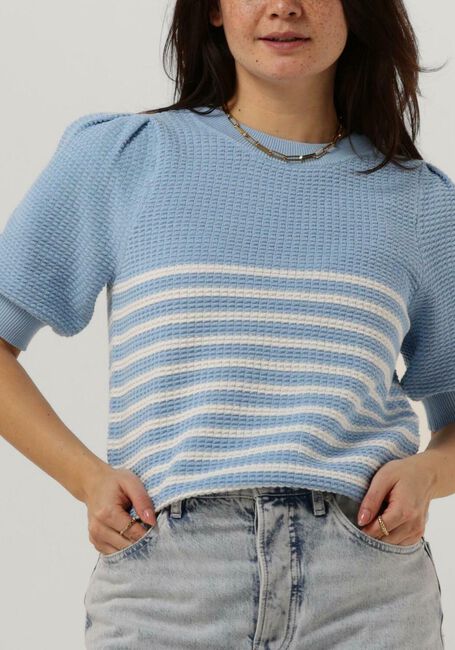 MINUS Pull EMBIA KNIT T-SHIRT 2 Bleu clair - large