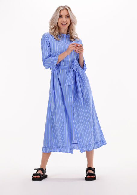 Blauwe LOLLYS LAUNDRY Midi jurk HARPER - large