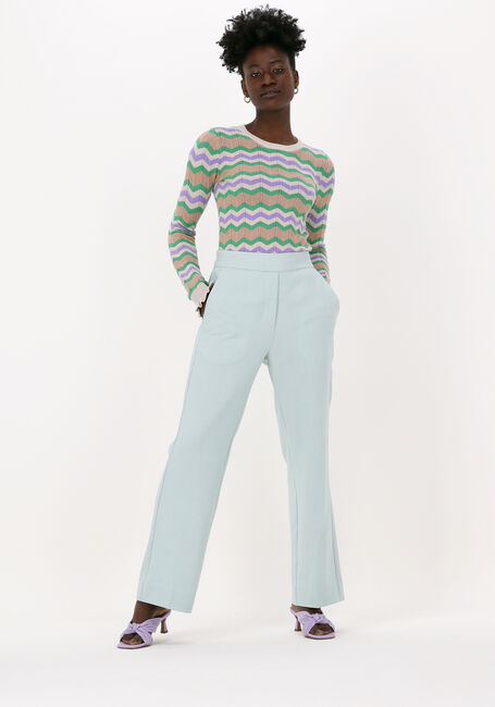 Groene NEO NOIR Trui NELLE CHEVRON KNIT - large