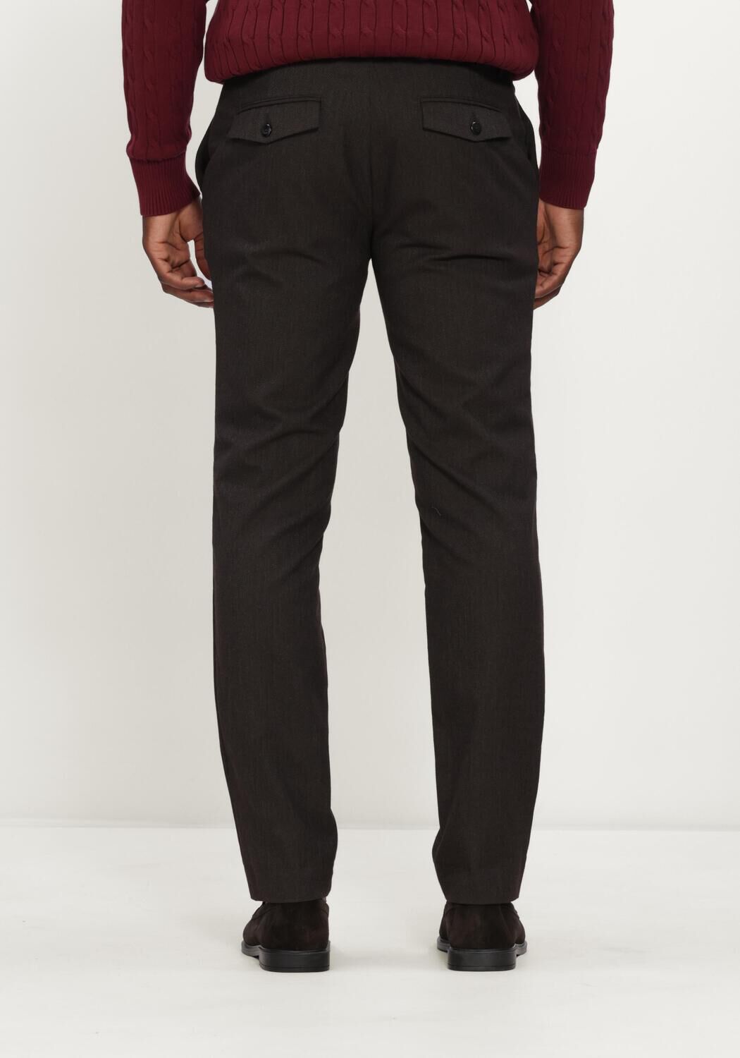 ALBERTO Pantalon LOU en marron - large
