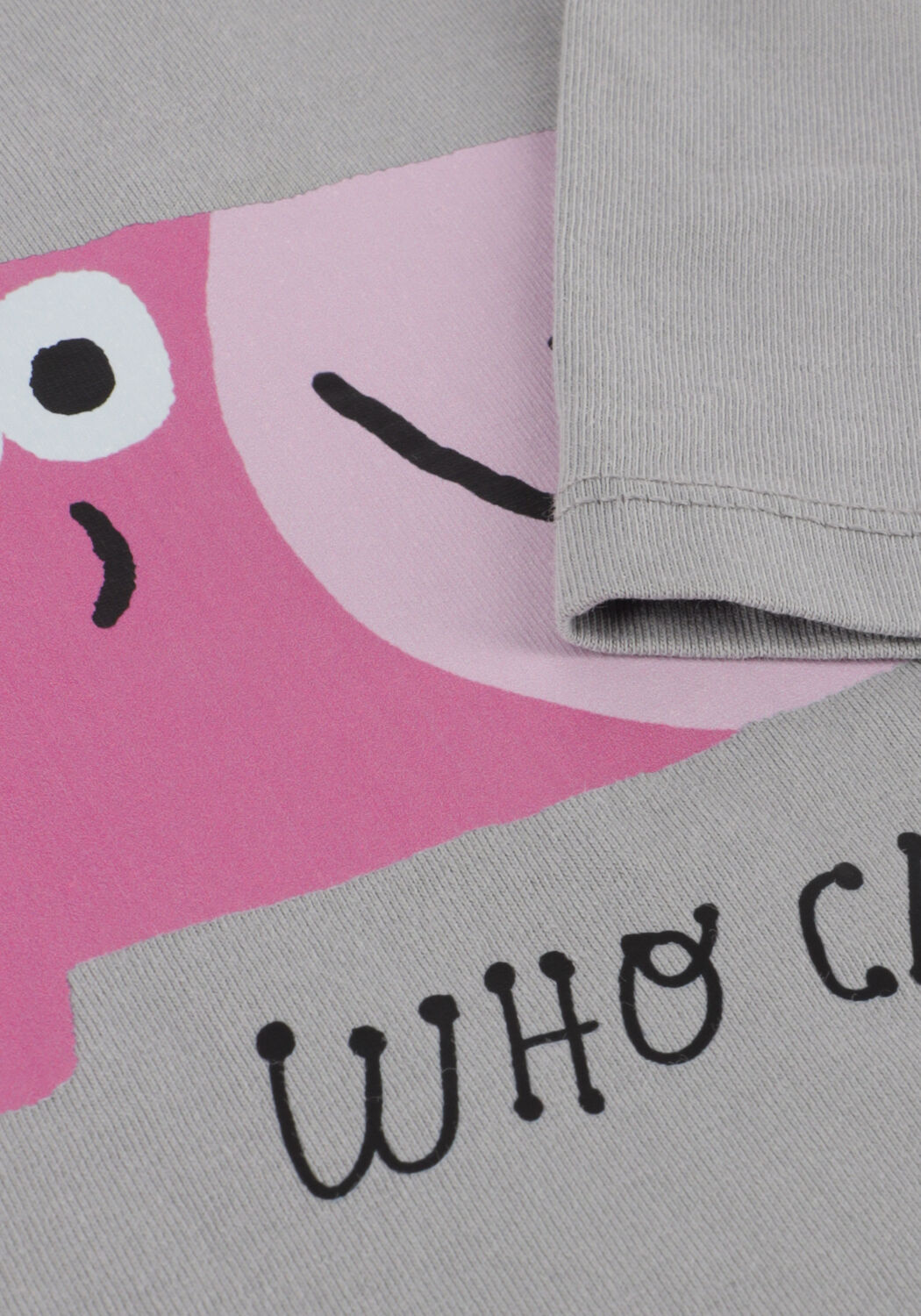 DAILY BRAT T-shirt WHO CARES T-SHIRT en gris - large