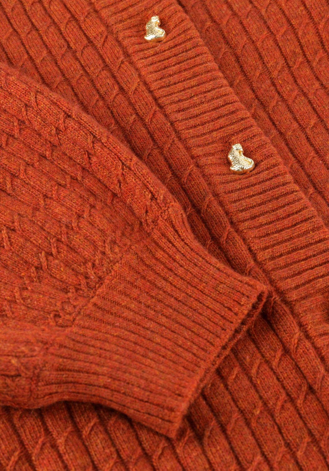 Oranje FABIENNE CHAPOT Vest CHARLOTTA CARDIGAN - large