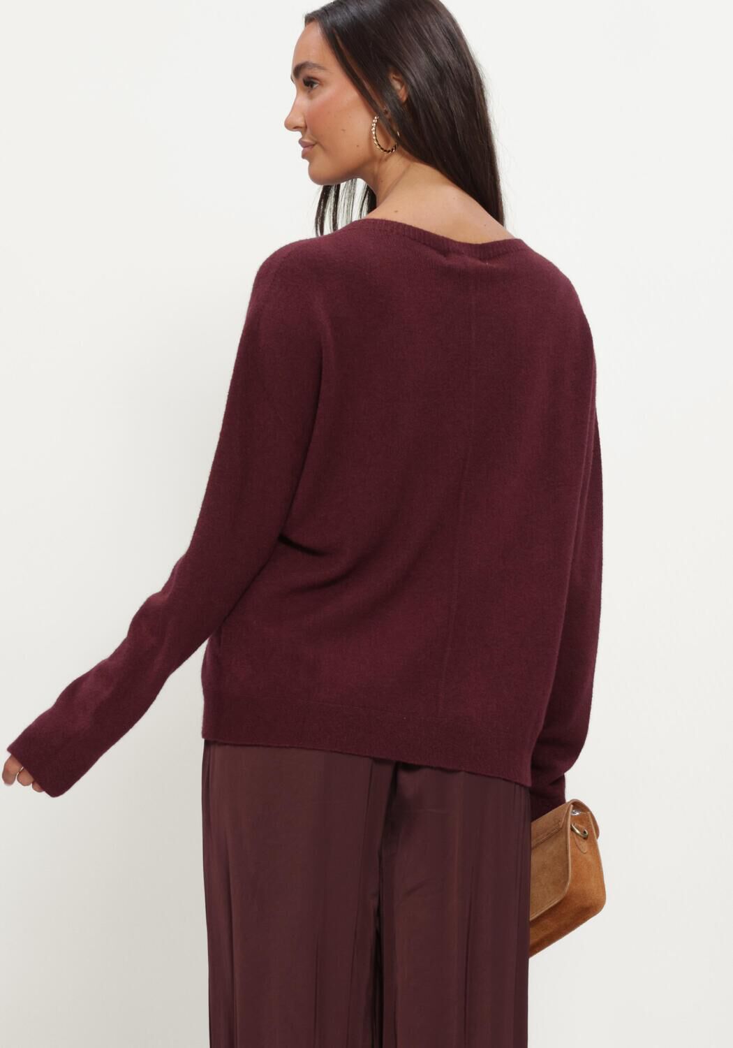 Bordeaux SIMPLE Coltrui KNIT-BASE-VISC-26-3 - large