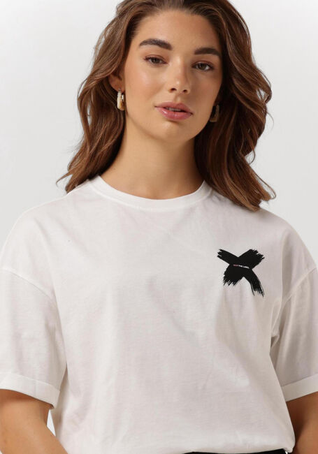 Witte ALIX THE LABEL T-shirt LADIES KNITTED X T-SHIRT - large