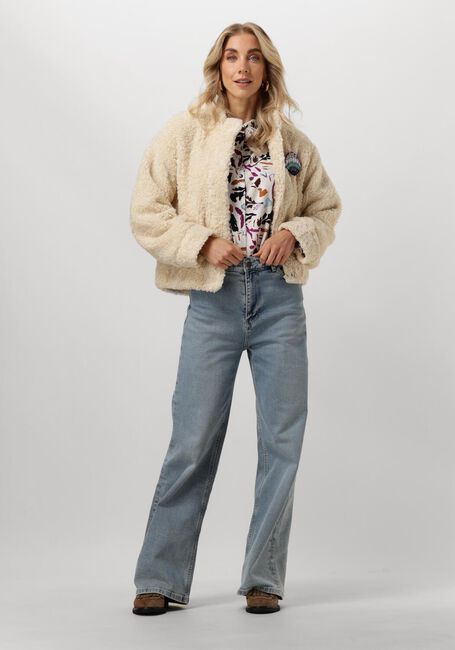 POM AMSTERDAM Jack JACKET - TEDDY ECRU en beige - large