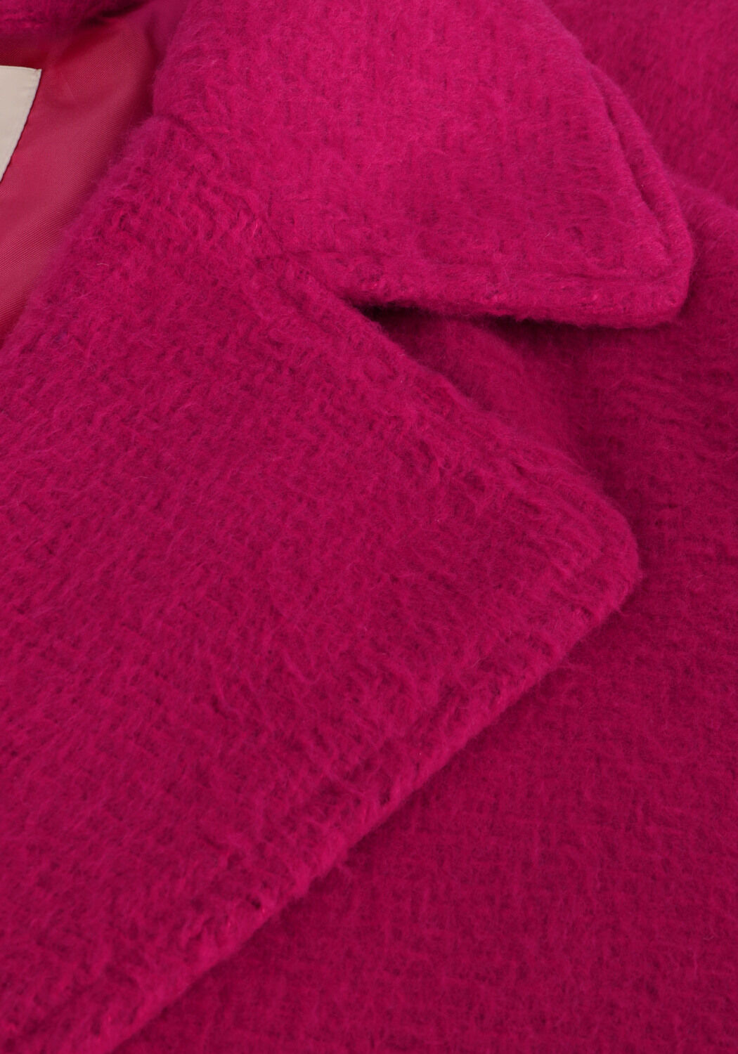 NOTRE-V Manteau NV-CHARLOTTE WOOL COCOON COAT en rose - large