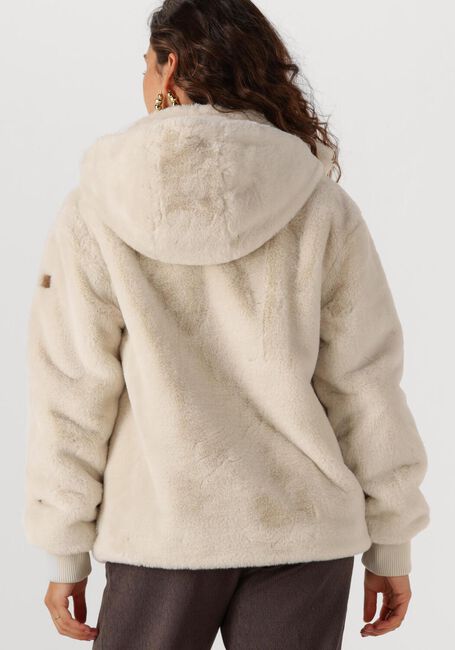 Beige MOSCOW Faux fur jas 08-08-EVELYN-3 - large