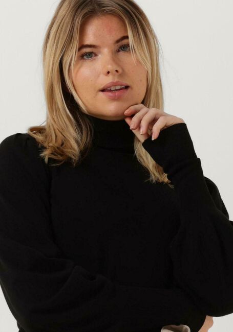 SUMMUM Col roulé PULLOVER PUFFY SLEEVES CIRCULAR KNIT en noir - large