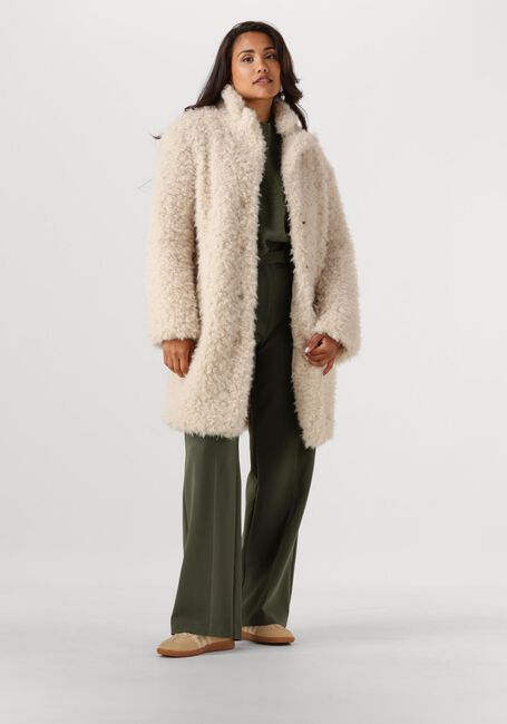 Khaki ANOTHER LABEL Wijde broek MOORE PLEATED PANTS - large