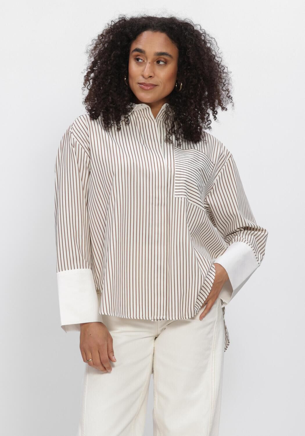 CO'COUTURE AVARACC STRIPE SHIRT Blouses en multicolore - large