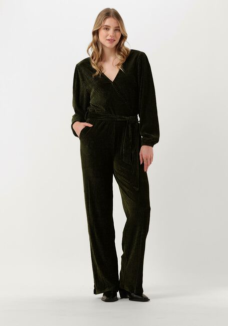 ANOTHER LABEL Combinaison PACHE JUMPSUIT L/S Vert foncé - large