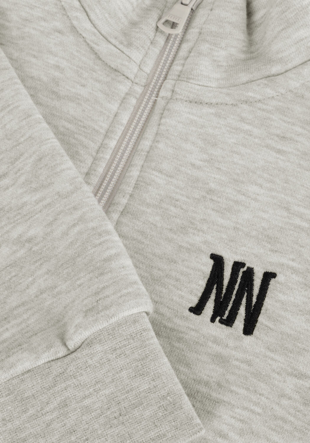 Lichtgrijze NIK & NIK Sweater BAXLY SWEATSHIRT - large