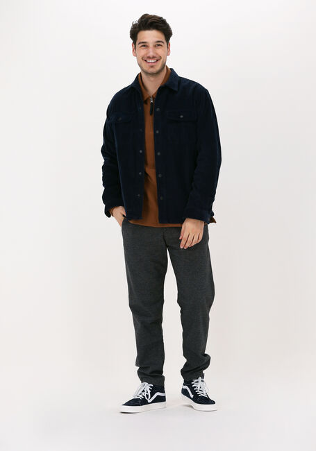 SELECTED MEN Pull SLHRELAXREID HALF ZIP SWEAT W en marron - large