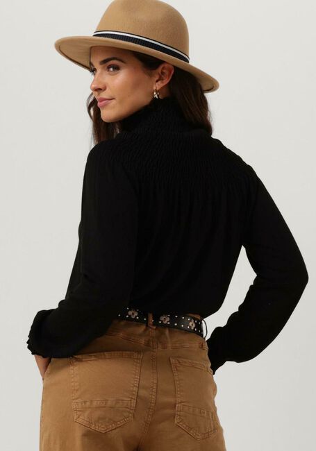 Zwarte SUMMUM Tops & T-shirts SMOCKED SWEATER BASIC KNIT - large