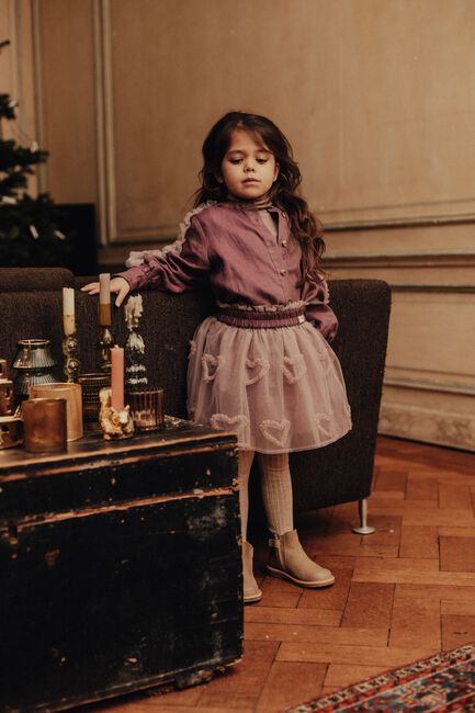 BAJE STUDIO Mini-jupe FEY en violet - large