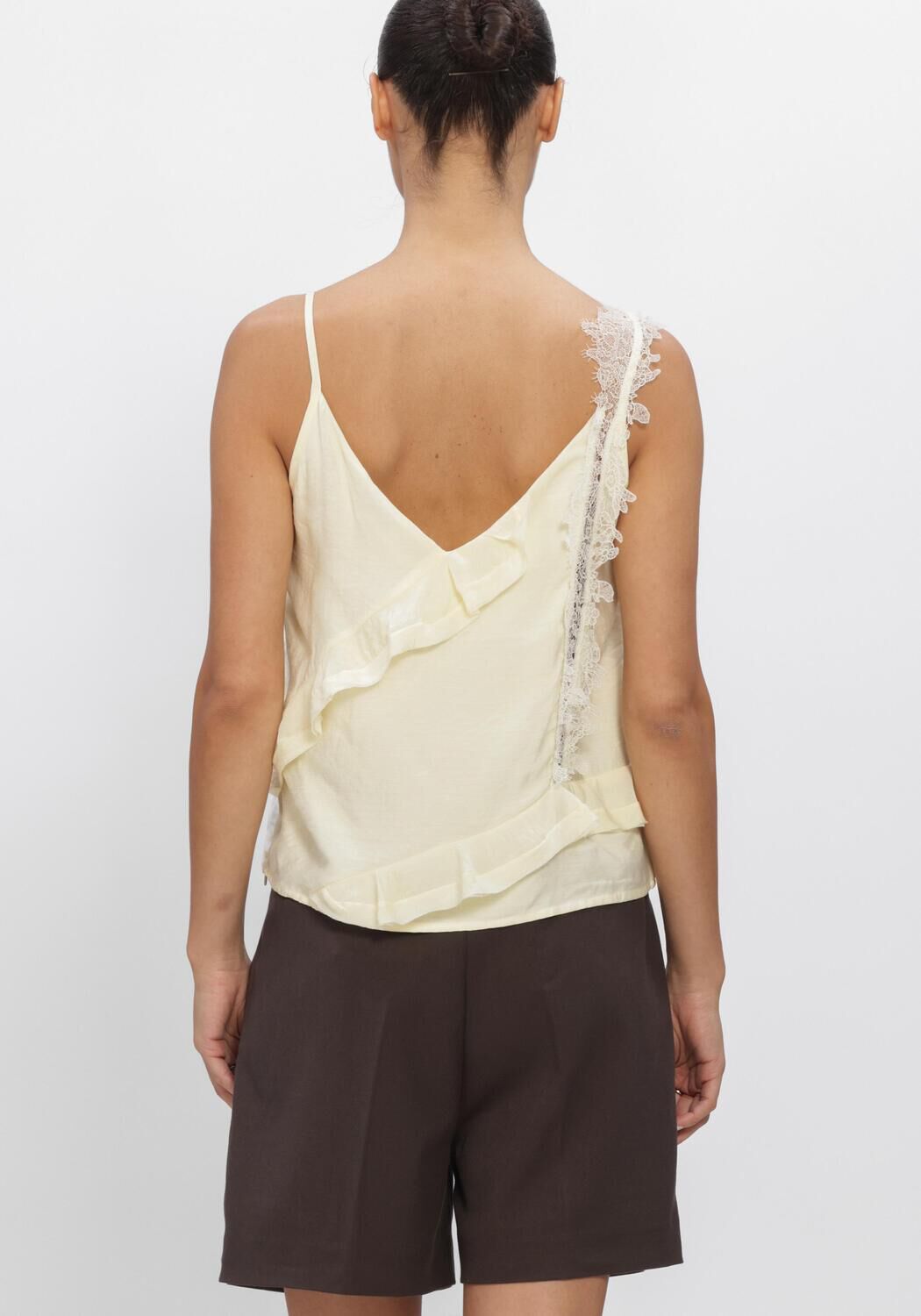 COPENHAGEN MUSE Haut CMNORMA-TOP en jaune - large