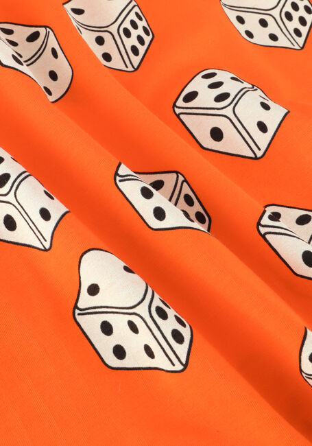 CARLIJNQ T-shirt DICE - OVERSIZED T-SHIRT en orange - large