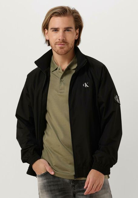 CALVIN KLEIN Jack UNPADDED HARRINGTON JACKET en noir - large