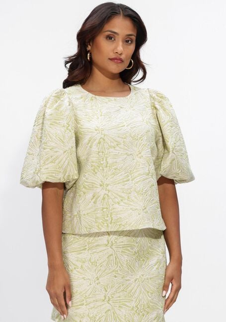 Mint NOTRE-V Top NV-HENNIE BROCADE TOP - large