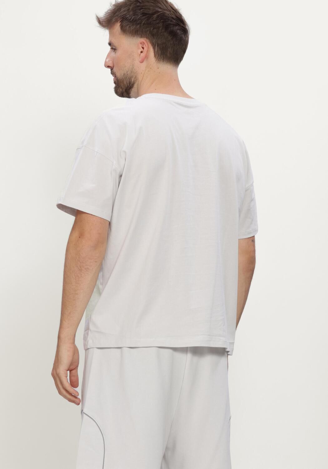 Witte NEW BALANCE T-shirt TS SS JR - large