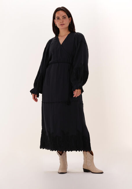SISSEL EDELBO Robe midi TAMMY COTTON DRESS en gris - large