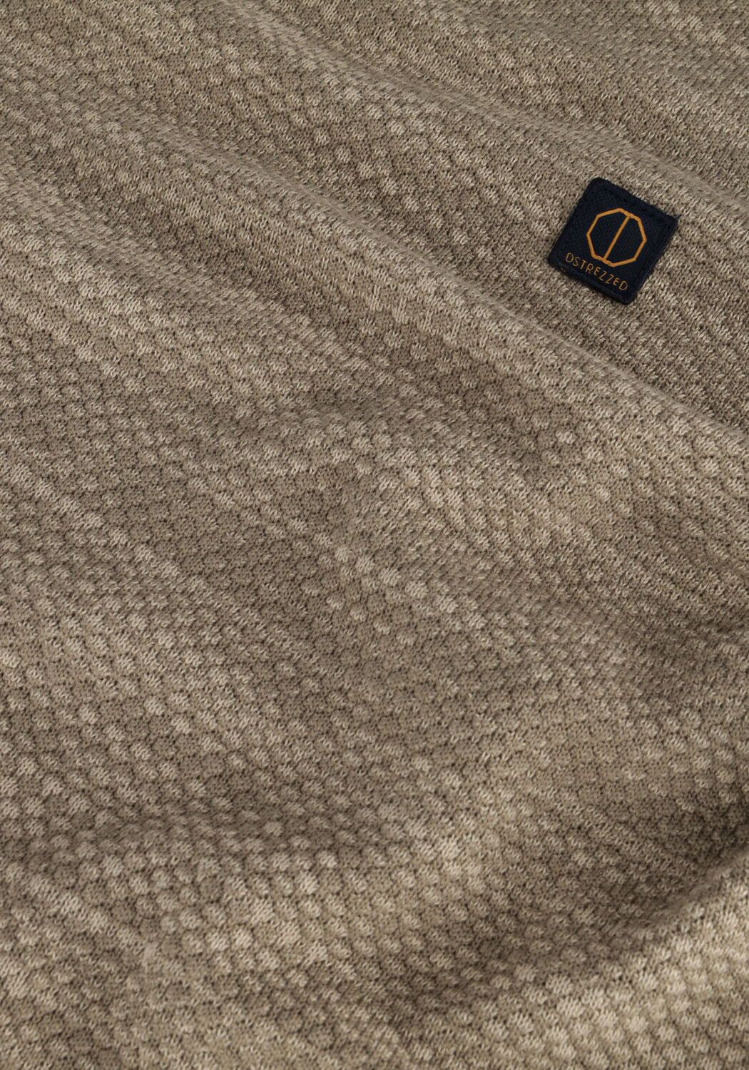 Grijze DSTREZZED Trui CREW NECK POPCORN MELANGE - large