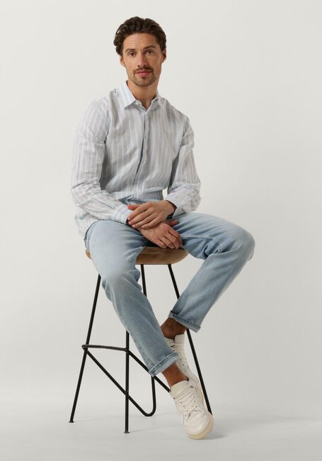 SELECTED HOMME Chemise décontracté SLHSLIM-SUN SHIRT LS NOOS Bleu clair - large