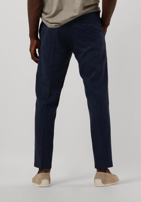 Donkerblauwe SELECTED MEN Pantalon SLHSLIM-OASIS LINEN TRS NOOS - large