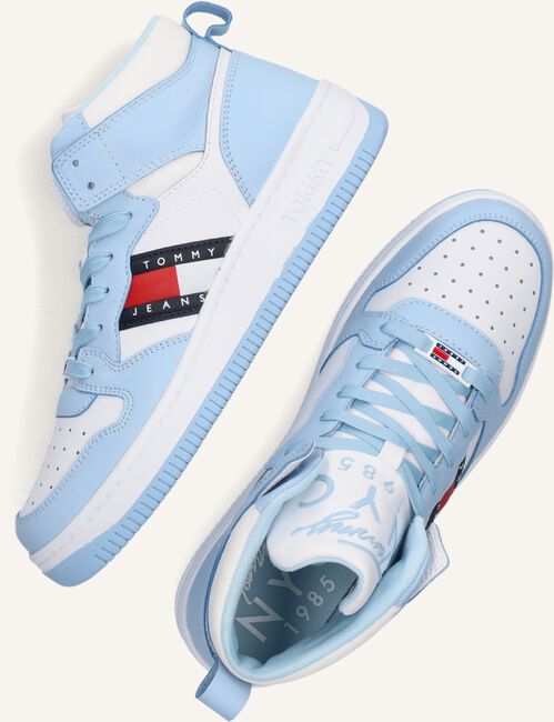 Blauwe TOMMY JEANS Sneakers TOMMY JEANS MID POP BASKET WOMEN Blauwe TOMMY JEANS Sneakers TOMMY JEANS MID POP BASKET WOMEN - large