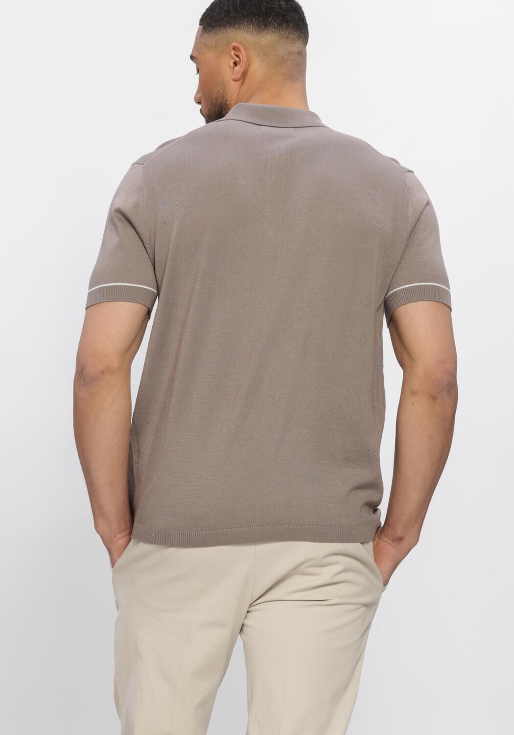 STEFANO LAURAN Polo POLO BASTIAN en taupe - large